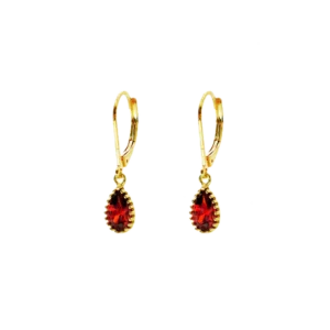 Crystal Harmony Teardrop Earrings
