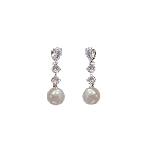 Crystal Cascade Drop Earrings