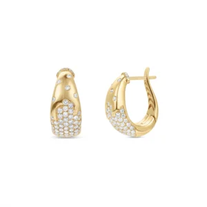 Diamond Mist Hoop Earrings
