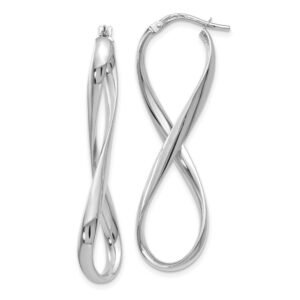 Grace Infinity Crystal Hoops