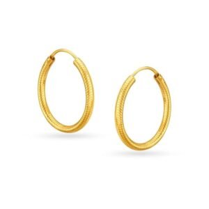Graceful Aura Hoop Earrings