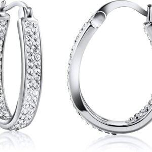 Imperial Crystal Hoops