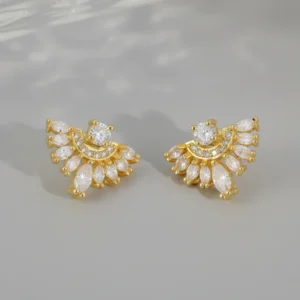 Imperial Glow Statement Earrings