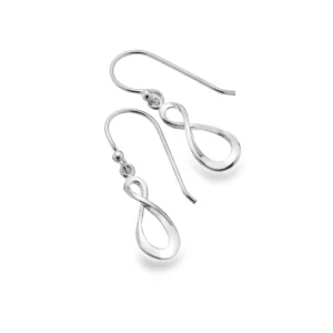 Luxe Infinity Drop Earrings