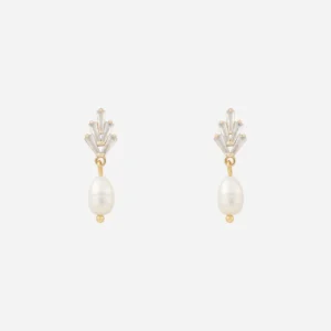 Pearl Radiance Dangle Earrings