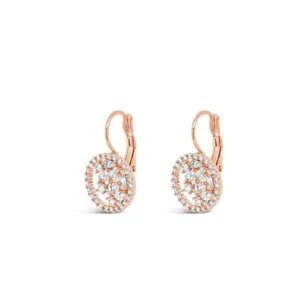 Rose Glow Crystal Earrings