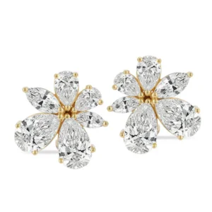 Royal Diamond Cascade Earrings