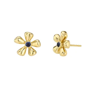 Sapphire Whisper Stud Earrings