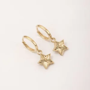 Star Aura Dangle Earrings
