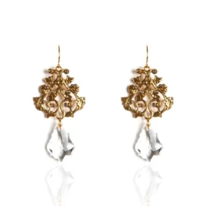Twilight Crystal Vine Earrings
